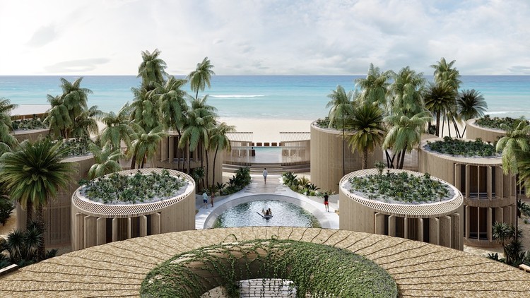 Leisure-led Development: Sordo Madaleno Arquitectos / Hotel Tulum. Image Cortesia de WAF