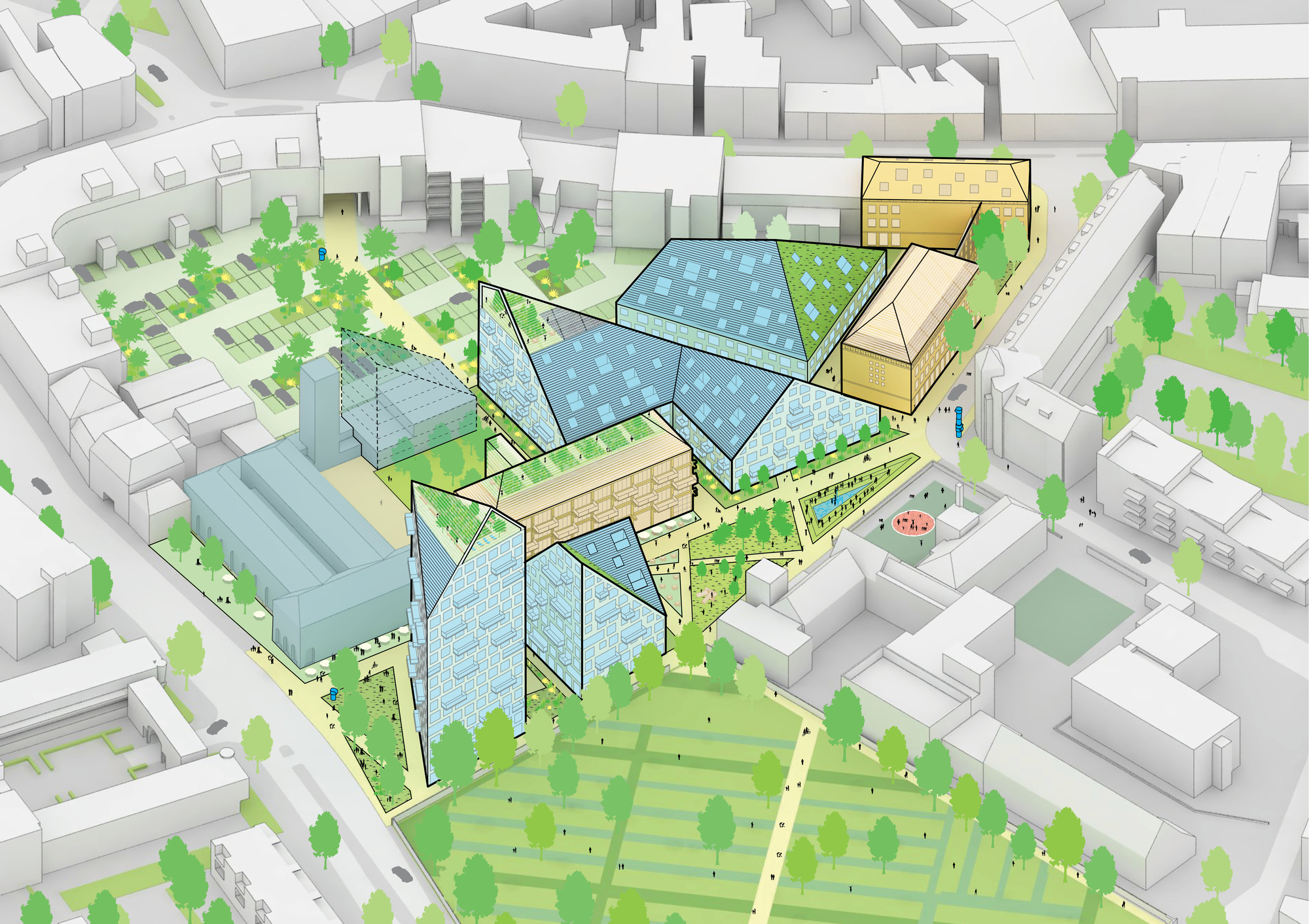 Gallery of MVRDV and SDK Vastgoed Selected to Design Sustainable