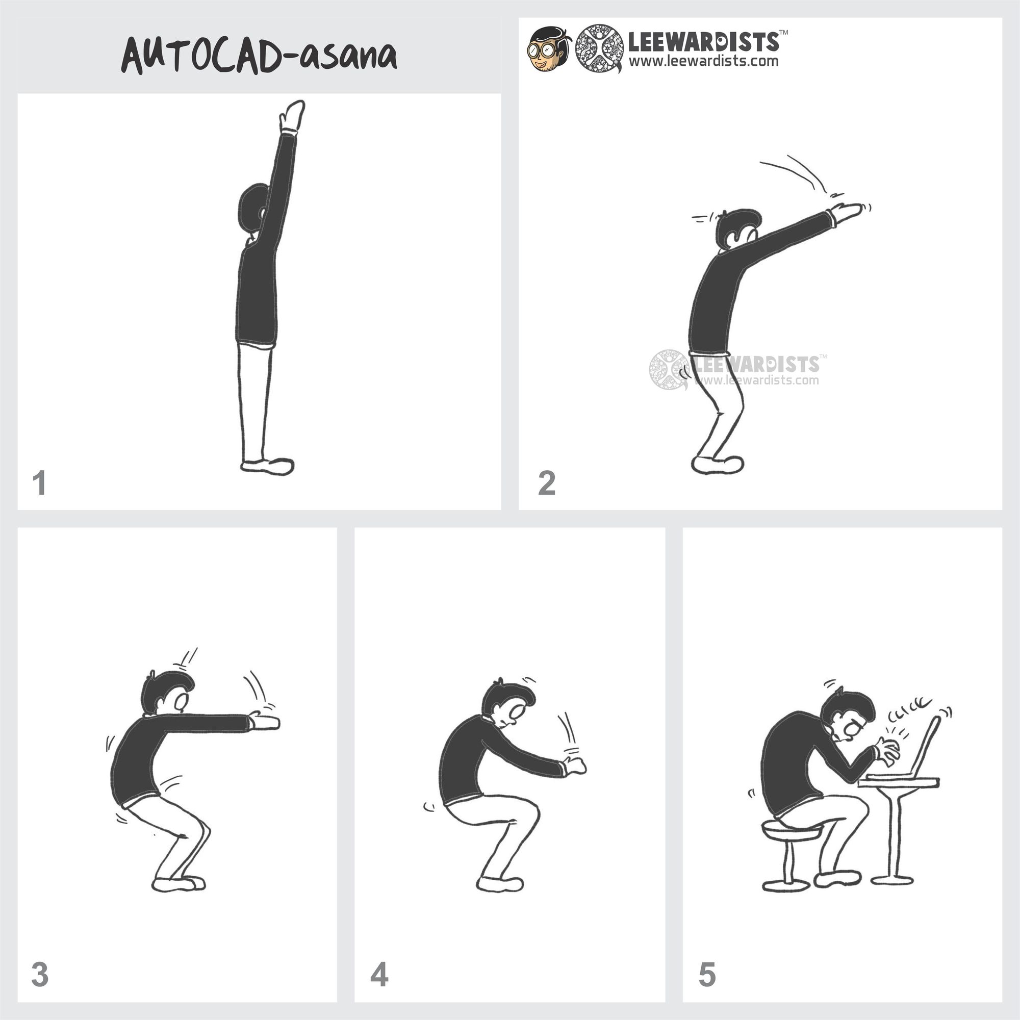 Gallery of Yoga Poses For Architects - 34