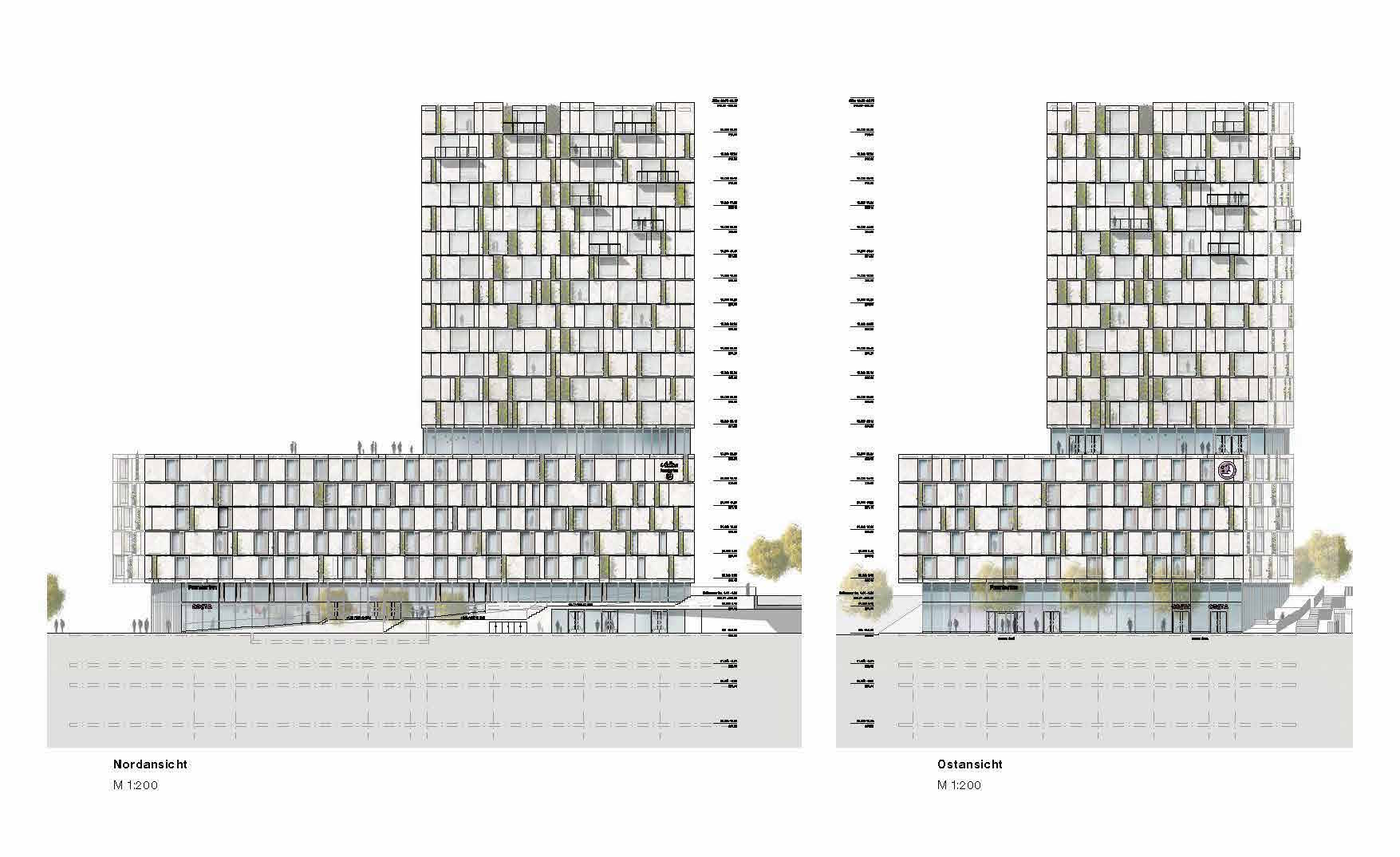 Gallery of RKW Architektur + Wins Competition for Stone-Clad Mixed-Use ...
