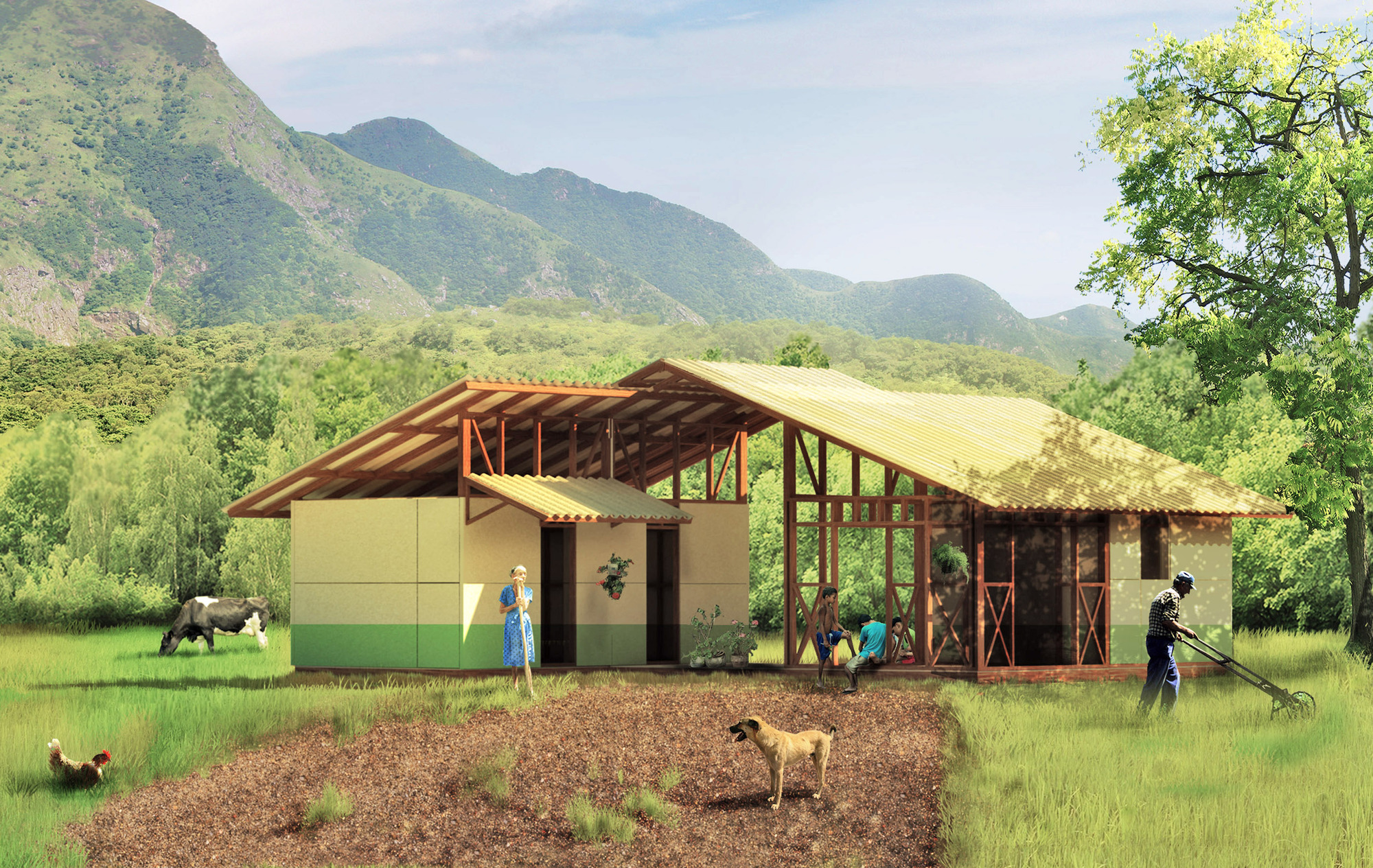 Gallery of Architectural System for Rural Social Interest Housing