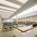 Aalto University Library - Harald Herlin Learning Centre / JKMM Architects + Architect NRT ltd - Interior Photography, Kitchen, Table, Chair, Windows