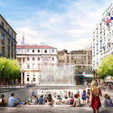 Foster + Partners divulga projeto para loja da Apple sob uma praça em Milão - Image 1 of 4