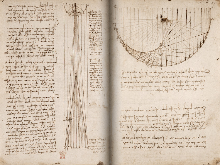 British Library disponibiliza os manuscritos de Leonardo da Vinci online  - Imagem de Destaque