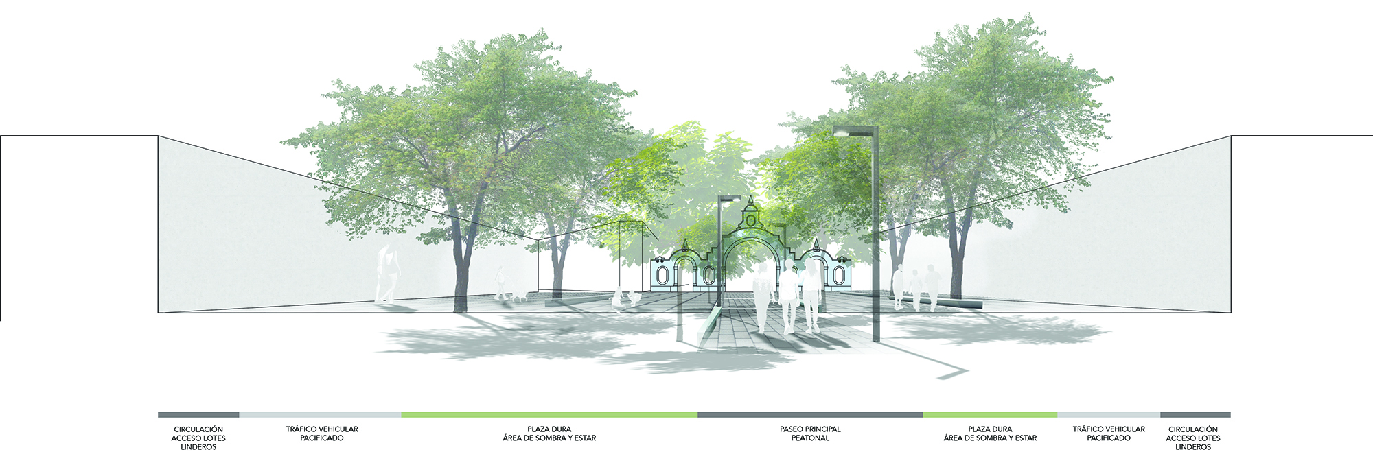 Segundo lugar Concurso 'Alameda Clodoaldo' en Jauja, Perú / La Alameda