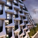 Peter Pichler Architecture Wins Competition for Looping Towers in The Netherlands - Windows, Facade