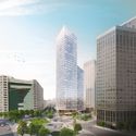 Schmidt Hammer Lassen Architects Unveil Landmark Mixed-Use Development for Downtown Detroit - Facade, Cityscape