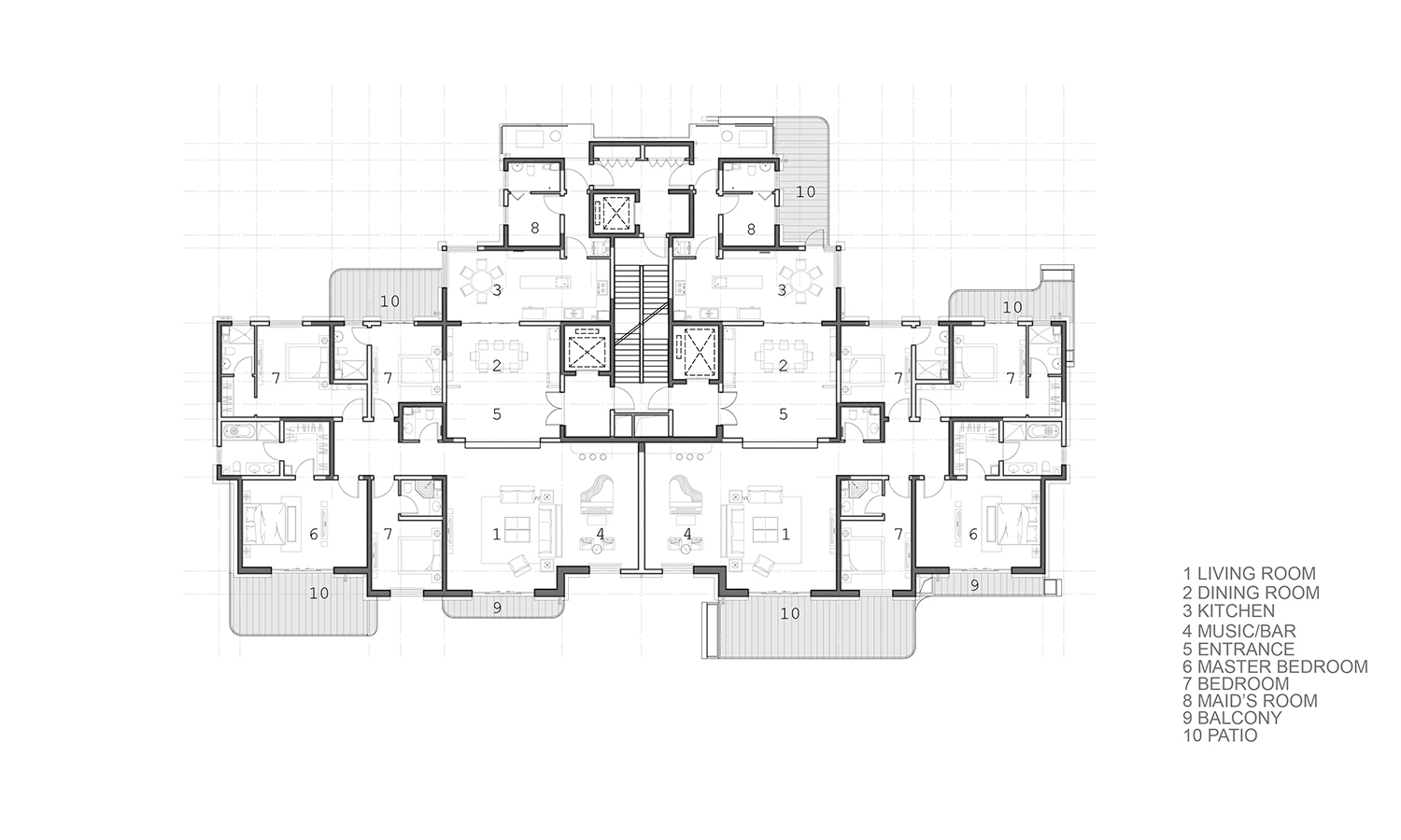 Photo inspiration: Industrial Style Luxury Condominiums Plans Reference: Gallery Of Hanhai Luxury Condominiums Amphibianarc