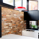 Brick House / Bastian Architecture - Extension, Kitchen, Facade, Countertop, Table