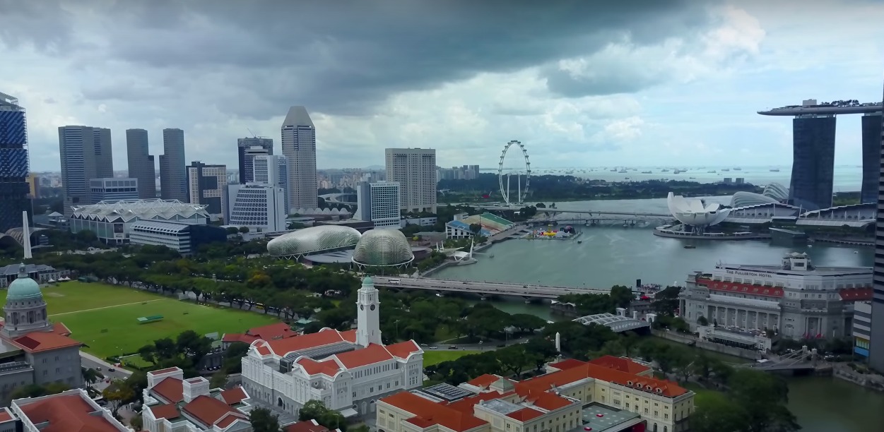 Gallery of Drone Video Shows Off Singapore's Stunning Architectural ...