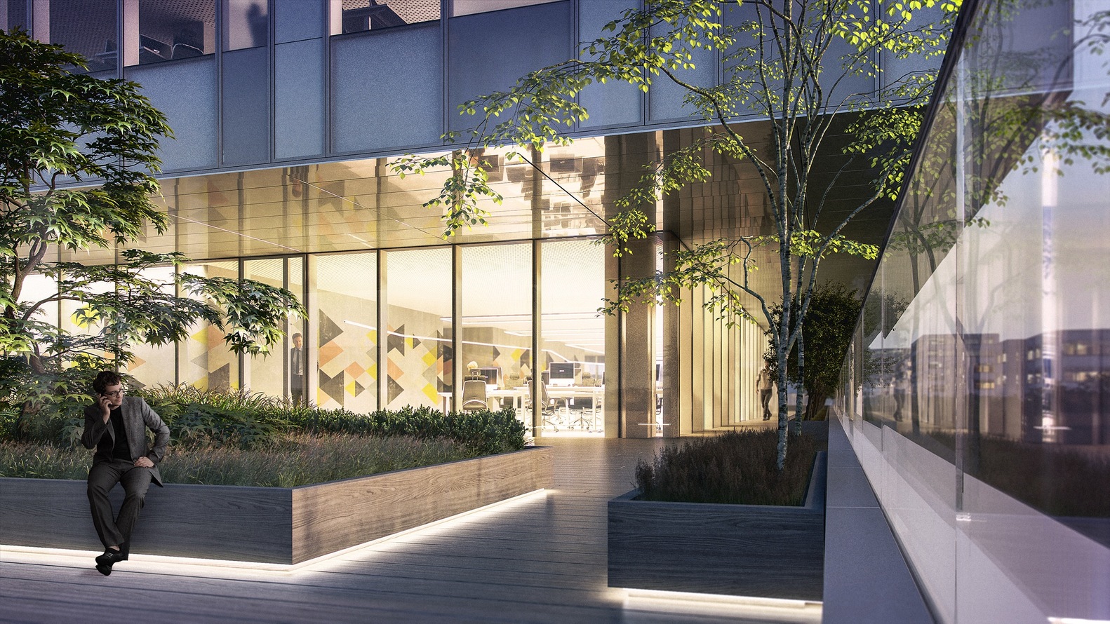 Gallery of Schmidt Hammer Lassen Breaks Ground on Glass Box