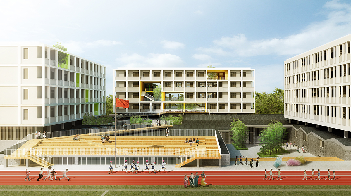  零壹城市建筑事务所公布义乌新世纪外国语学校设计方案 - 11 的图像 18