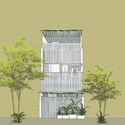 12. facade sketch - 2 năm chờ để được chi&ecirc;m ngưỡng vẻ đẹp trưởng th&agrave;nh của ng&ocirc;i nh&agrave; mặt r&egrave;m ở giữa l&ograve;ng phố biển Nha Trang