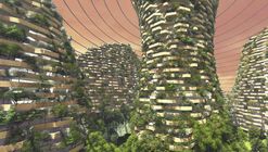 Shanghai 2117 Imagines Vertical Forest Architecture for Future Mars Colonization