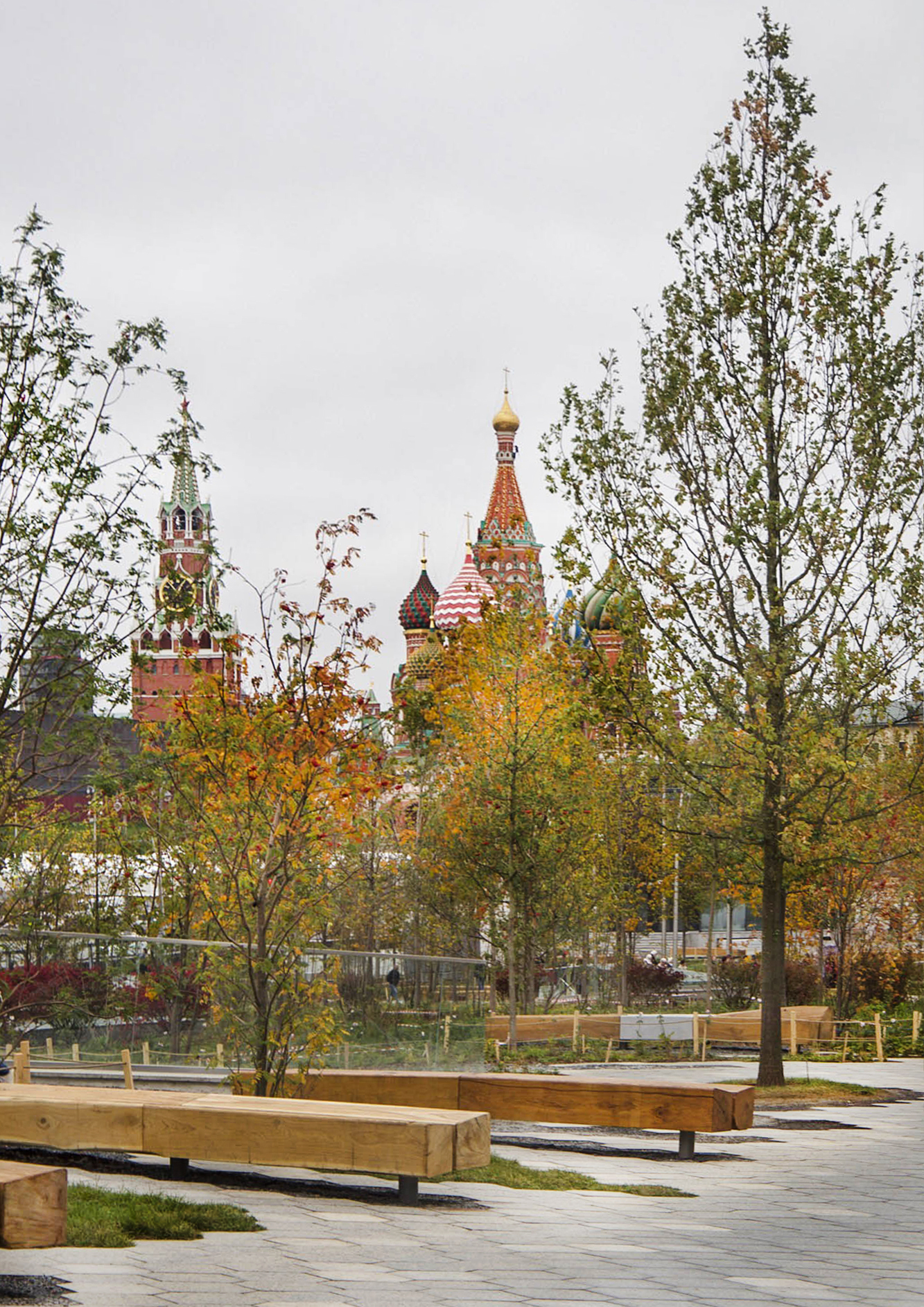 Зарядье осенью фото