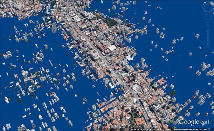 São Paulo debaixo d'água: coletivo Barragem apresenta a cidade submersa  - Mais Imagens