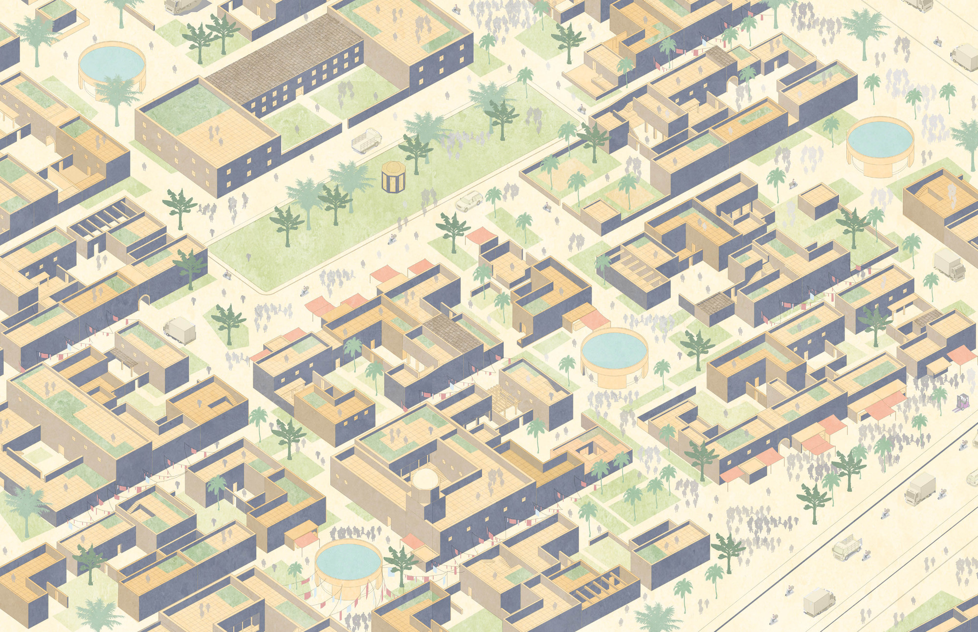 Gallery of Winners of the Mosul Housing Competition Address the Housing