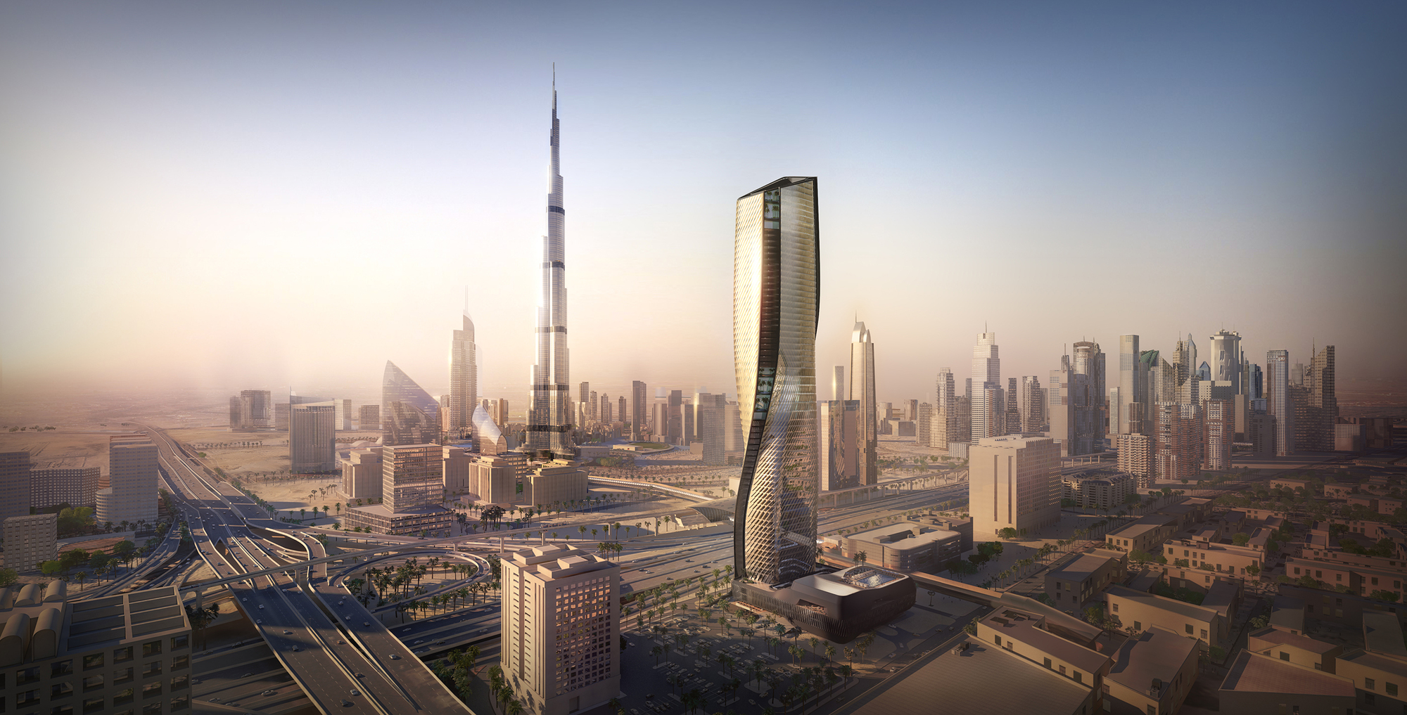 Gallery of UNStudio Designs Dubai Supertall with One of the World's