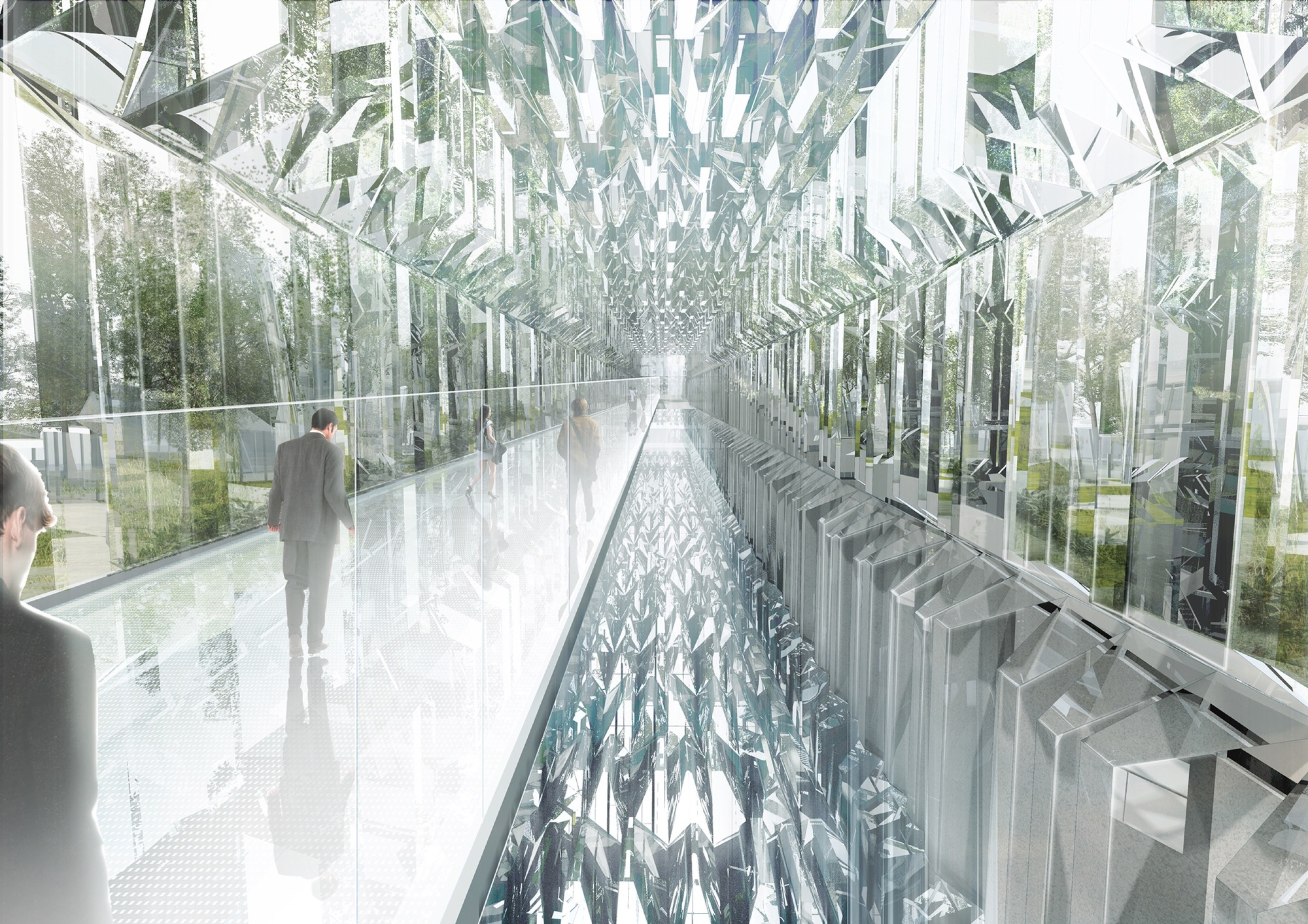 Galeria de Proposta de Dominique Perrault para centro multifuncional