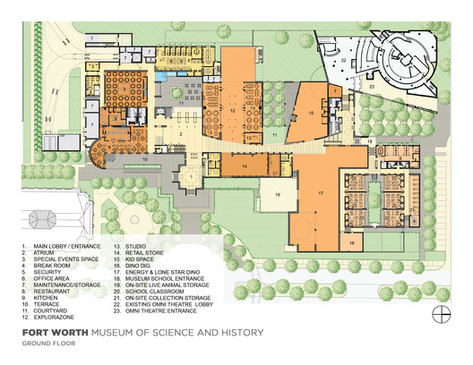 Fort Worth Museum of Science and History / LEGORRETA Fort Worth Museum of Science and History / LEGORRETA - Image 25 of 29