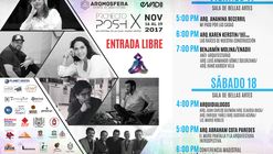 Ciclo de conferencias Arquitectura, Festival Proyecto Posh X