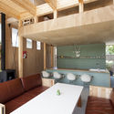 Off Grid House in Yokohama / abanba - Houses, Bedroom, Beam, Facade, Table, Lighting, Chair