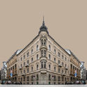 Série fotográfica cria falsas simetrias na arquitetura de Budapeste - Image 2 of 4