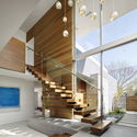 Crescent Drive / Ehrlich Yanai Rhee Chaney Architects - Houses Interiors, Stairs, Beam, Facade, Handrail