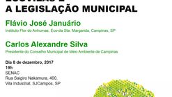 Ecovilas e a legislação Municipal, 1o Seminário da Associação Pró Ecovilas de SJCampos, SP.