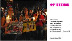 Evento "Cidades Seguras para as Mulheres: Experiências e Práticas" na Praça das Artes