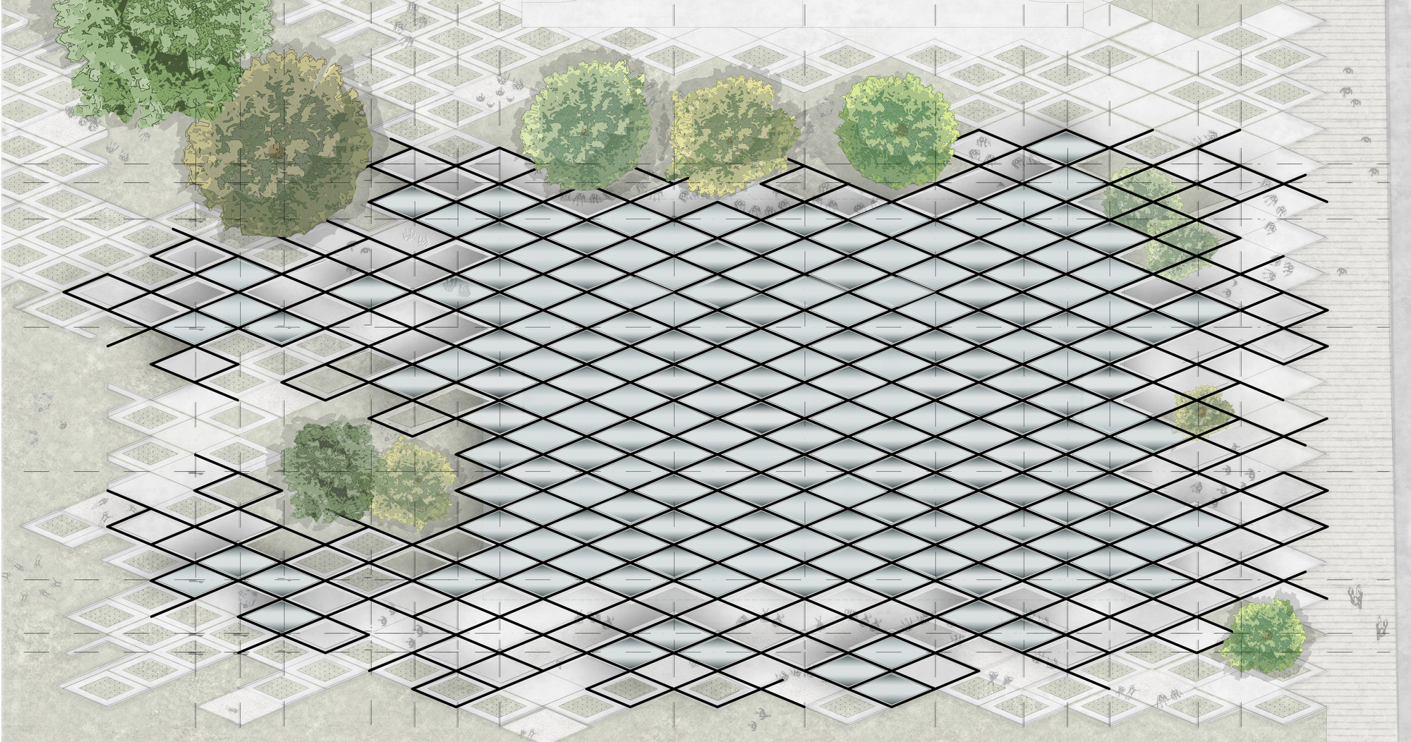 Galería de Prototipo de cubierta para espacios deportivos y espacio