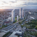 Herzog & de Meuron gana concurso con un plan maestro que incluye a las torres residenciales más altas de Basilea - Imagen Principal