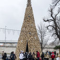 Hello Wood Builds 5 Wooden Christmas Trees in Cities Throughout Europe - Image 2 of 4