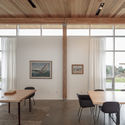 House in Scotch Cove / FBM Architecture | Interior Design - Table, Windows, Lighting, Chair, Beam