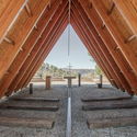 Capela de Nossa Senhora de Fátima  / Plano Humano Arquitectos - Pilar, Fachada, Viga