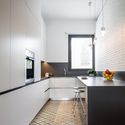 Carpet House / Arnau Vergés Tejero - Houses Interiors, Kitchen, Countertop, Lighting, Sink, Table, Chair
