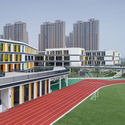 Hangzhou Gudun Road Primary School / GLA - High School, Facade, Cityscape