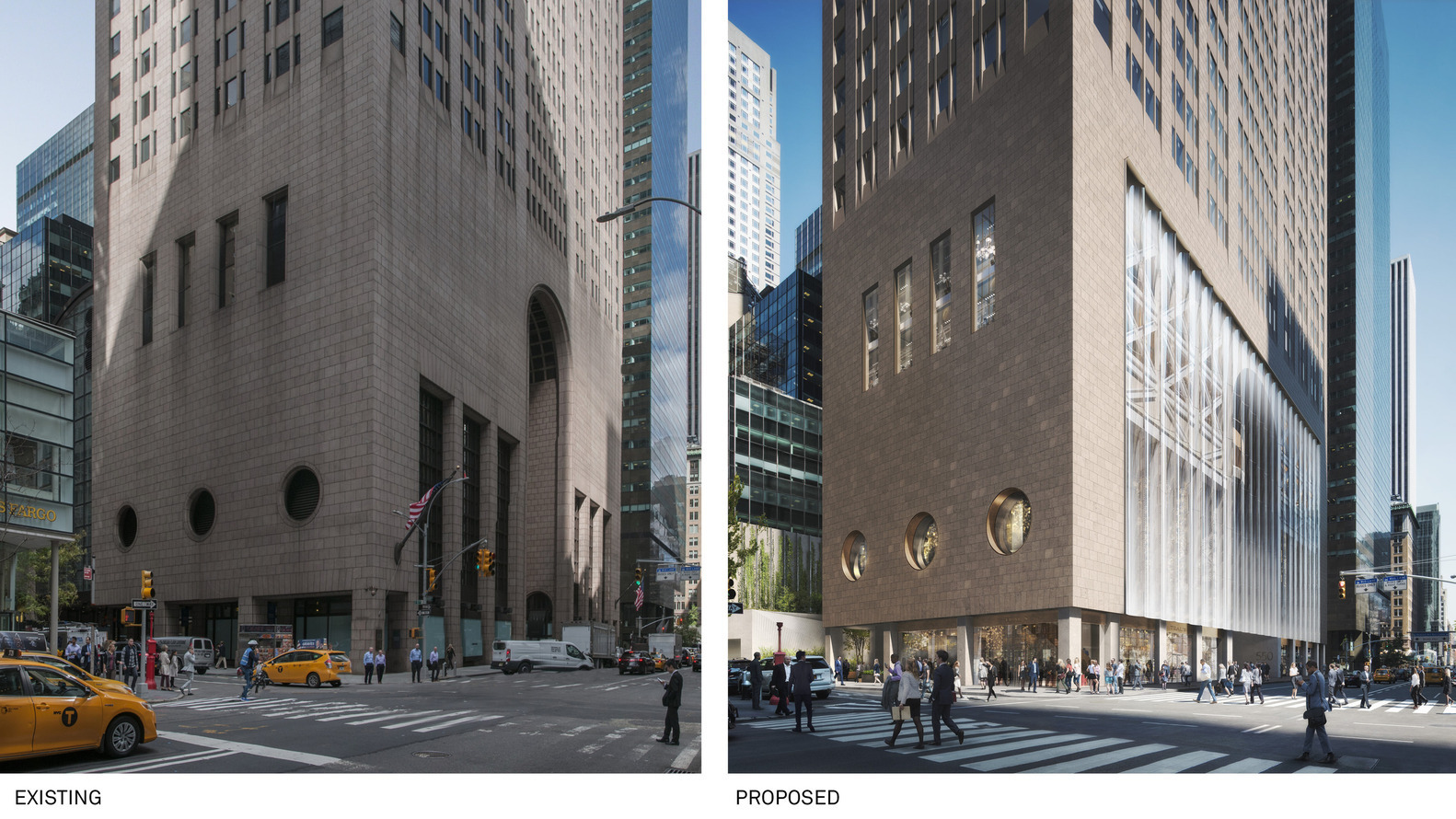 Saguão do AT&T Building de Philip Johnson começa a ser demolido ...