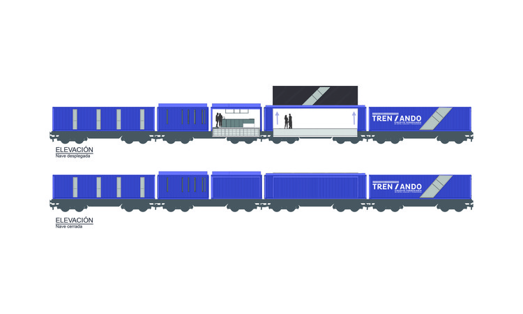 Meet 'Trenzando', a traveling cultural center that activates Chile's railway networks - Image 3 of 21