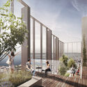 Reiulf Ramstad Arkitekter y C.F. Møller ganan el concurso para una torre de uso mixto en la Estación Central de Oslo - Imagen 2 de 4