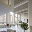 schoolhouse / eklund_terbeek - Apartment Interiors, Facade, Beam, Table, Chair