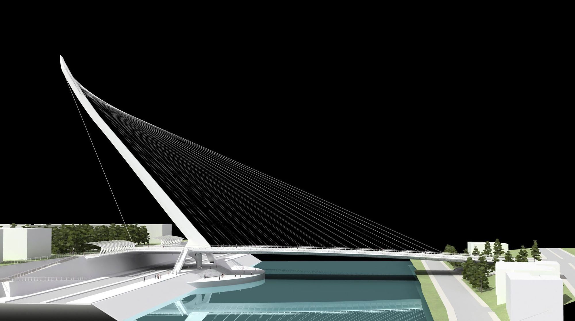 Galeria De Nova Ponte Estaiada Projetada Por Santiago Calatrava Galeria De Nova Ponte Estaiada Projetada Por Santiago Calatrava