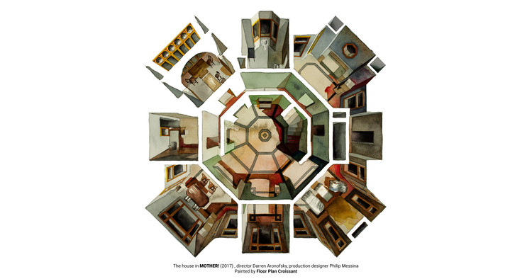 屏幕上的建筑：2017年六部获奖影片水彩插画图 - 更多图片