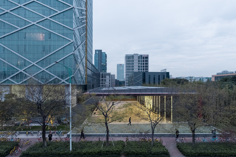 Hangzhou Inventronics Electric Vehicle Charging Station / GLA - Charging Station, Garden, Facade, Cityscape