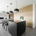 Black Box House / PAO Architects - Houses, Kitchen, Door, Facade, Table, Chair, Countertop