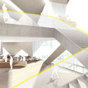 J. Mayer H. Architects Reveal Prize-Winning Design for Kärcher Museum in Germany - Facade, Handrail, Chair