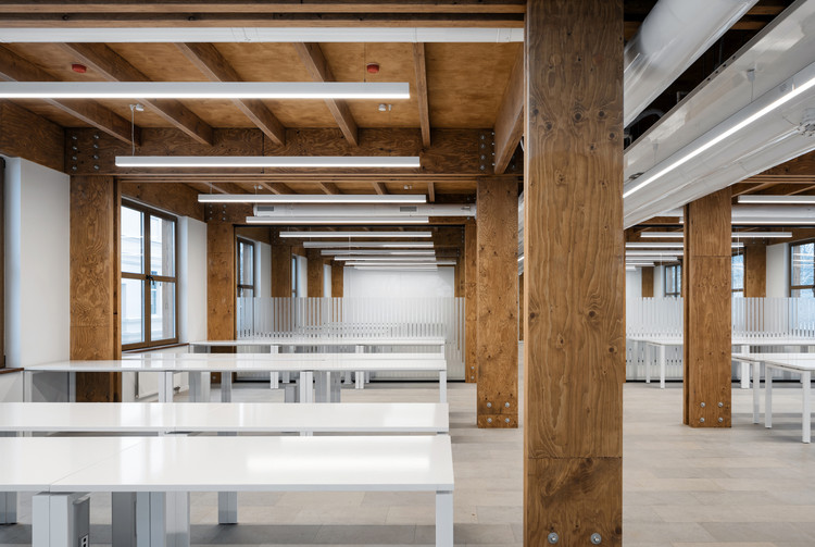 Wooden Office / AB CHVOYA - Beam, Facade, Column