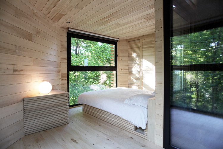 ORIGIN Tree House / Atelier LAVIT - Windows, Bedroom, Bed, Beam