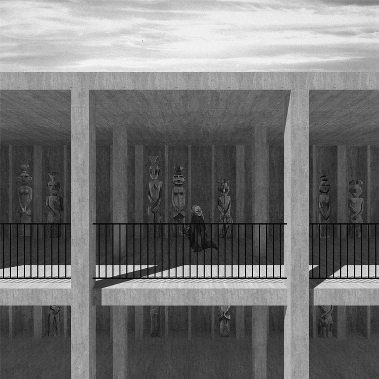 Espacio íntimo de recuerdo, nichos. Image Cortesía de Fabián Leiva