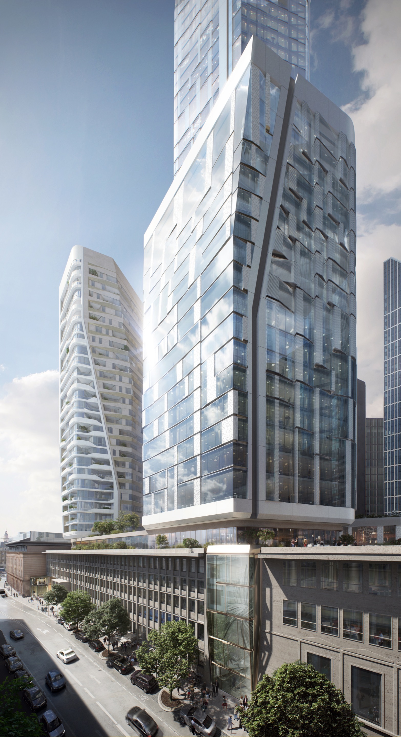Unstudio Reveals New Renderings Of Massive Frankfurt Skyscraper